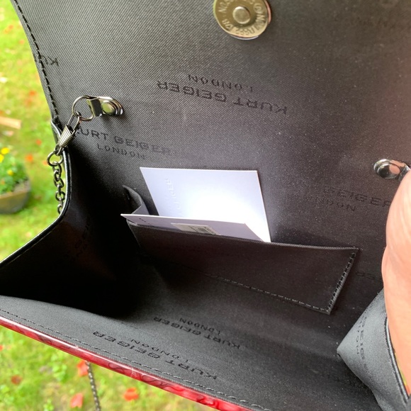 🔥SALE🔥 Authentic KURT GEIGER LONDON Acrylic clutch/Crosby - Picture 12 of 15